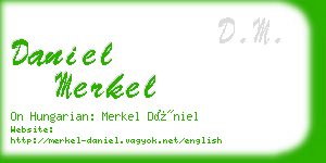 daniel merkel business card